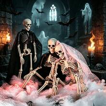 Halloween Skeleton Skeleton Realistic Human Plastic Skeleton Ghost Groom Bride Couple Human Skeleton Decoration Prop - View 8