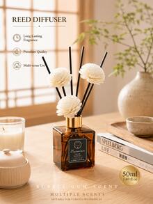 Multi-Fragrance Reed Diffuser, Long-Lasting Home Fragrance, Oud & Sandalwood, Floral & Fruity, Suitable For Bedroom, Living Room, Bathroom, Office, Hotel Decoration Gift, Holiday Essential, Camping Essential - Multi Scents - View 10