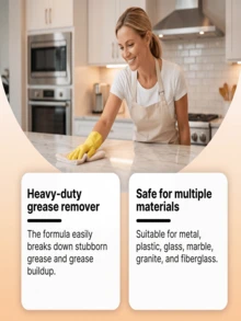 Kitchen Grease Cleaner, Powerful Cleaning, Oven Cleaner, Oven Cleaning Spray, Suitable For Daily Home Kitchen Degreasing And Stain Removal (Randomly Sent New And Old Models) - Liquid - View 8