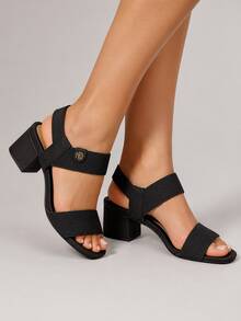 Modare Women Heeled Sandals - 黑色 - 查看 1
