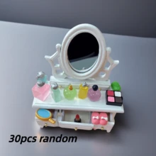 Miniature Creative Faux Cosmetics, Perfume, Eyeshadow, Lipstick, Makeup Box DIY Landscape Decoration Accessories, Resin Desktop Mini Figurines, Dollhouse Decor, Birthday Gift, Halloween Gift, Christmas Gift - Multicolor - View 14