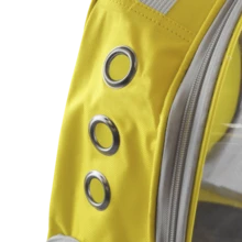 Fancy Pets Transparent Yellow Backpack For Dogs And/Or Cats - Yellow - View 7
