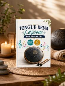 Tongue Drum Tutorial Notebook For Beginners: 62 Simple Songs For Absolute Beginners-Play Without Sheet Music Or Prior Experience School Supplies - Multicolor - View 2