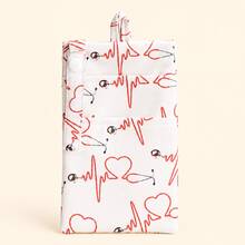 1pc Polyester 3-Layer Cartoon Print Pen Pouch With Pen Holder, Nurse Stationery Storage Bag, All Seasons,Bedroom Room Decor,Back To School - Multicolor - View 15