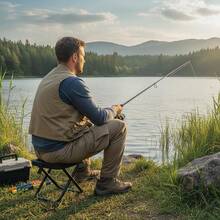 1 Stück verstärkter Outdoor-Klapphocker, faltbar, leicht und tragbar, stabil und sicher, geeignet für Camping, Angeln, Zeichnen, Innen- und Außenbereich, bequemer kleiner Klappstuhl, geeignet für Angeln/Strandurlaub, Pendeln, Picknick, Reiseessentials [geeignet für Gewicht bis zu 240 Lbs] - Verschiedenfarbig - Übersicht 5