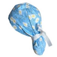 Cute Cartoon Floral Print Polyester Work Hat, Sports & Home Wear, All Seasons - Long Hair Hat - View 10
