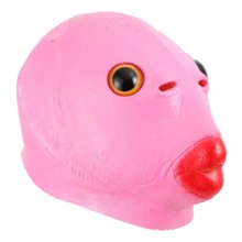 1pc Green Fish Head Mask Black Gorilla Animal Head Cover Funny Prank Prop Party COS Carnival - A - View 10