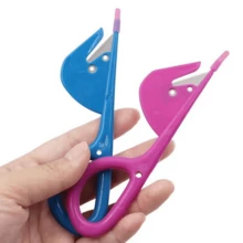 3/5/8/10/12Pcs Plastic Handle Handmade Thread Scissors Seam Ripper Sewing Tools, Suitable For Curtain Garment Factory, Halloween - Multicolor - View 9