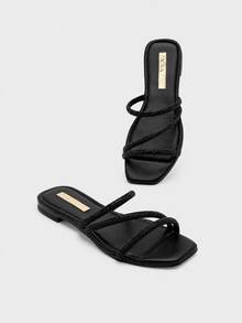 MORAMORA WOMEN'S SANDAL SHOE BLACK - Black - View 1