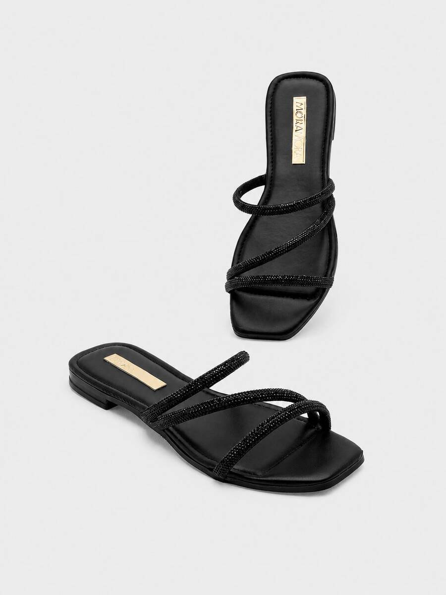 MORAMORA WOMEN'S SANDAL SHOE BLACK - Black - View 1