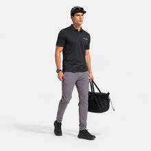Adidas Men's Summer Sports Quick-Dry Breathable Lightweight Cool Comfortable Polo Shirt With Collar - Black - View 5