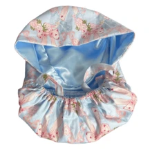 Cute Cartoon Floral Print Polyester Work Hat, Daily Sports, All Seasons - Large Long Hair Hat - View 3