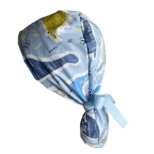 可愛卡通花卉印花聚酯纖維工作帽，運動與居家穿著，四季適用 - 圓通帽 - 查看 9