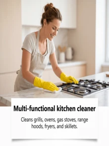 Kitchen Grease Cleaner, Powerful Cleaning, Oven Cleaner, Oven Cleaning Spray, Suitable For Daily Home Kitchen Degreasing And Stain Removal (Randomly Sent New And Old Models) - Liquid - View 7