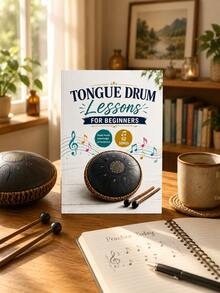 Tongue Drum Tutorial Notebook For Beginners: 62 Simple Songs For Absolute Beginners-Play Without Sheet Music Or Prior Experience School Supplies - Multicolor - View 8