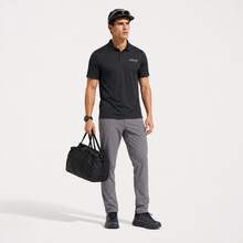 Adidas Men's Summer Sports Quick-Dry Breathable Lightweight Cool Comfortable Polo Shirt With Collar - Black - View 6