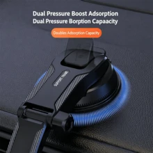 1pc Magnetic Car Phone Holder, Adhesive Foldable Multi-Joint Bracket, 360° Rotating Navigation Phone Mount, Suitable For Windshield & Dashboard, Universal Smartphone Accessory - A - View 9