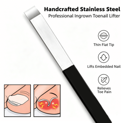 Ingrown Toenail Correction Tool - Ultra-Thin Deep Groove Nail Clipper, Nail Trimming Auxiliary Tool For Men And Women, Essential Foot Care Tool For Home And Pedicure Shops, Perfect For Valentine's Day, Ramadan, And Back-To-School Season