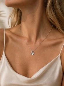 1pc Pure Silver Swan Necklace For Women With Decoration, Fashionable And Suitable For Daily Wear, Ideal Valentine's Day Gift For Girlfriend - Necklace - View 4