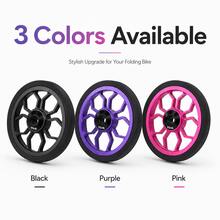 VXM Folding Bicycle Small Cloth Easy-Ride Wheel Bearing Axle Enlarged 80mm Universal Push Wheel - Multicolor - View 10