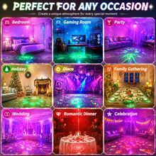 USB Powered Laser Lights, DJ Disco Stage Party Lights,Disco Dance Hall Lights,120 Lighting Effects, Projection Lights For Christmas And Halloween Decoration, Voice Controlled Strobe Projectors, Karaoke Bars, KTV, Dance Gifts, Birthdays And Weddings - 彩色光 - 查看 8