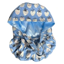 Cute Cartoon Floral Print Polyester Work Hat, Daily Sports, All Seasons - Large Long Hair Hat - View 11