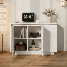 Desk, Rotating L-Shaped Corner Computer Desk, Office Desk, Dressing Table, White 110 Cm - 白色 - 查看 3