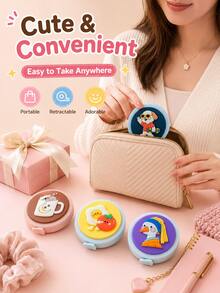 Cute Retractable Tape Measure Set, Portable Mini Sewing Ruler, Suitable For DIY Crafts, Tailoring And Daily Measurement - A - View 7