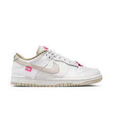 Nike Dunk Street Dance Series Classic Low-Top Sneakers Women's White/Pink - White Powder - View 6