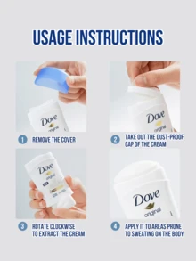 Dove 多芬經典原香女用止汗棒 40g，48小時吸汗微鹽配方，長效清新乾爽不黏膩，便攜式 0% 酒精保濕乳霜，腋下護理異味控制，適合日常、夏季、健身房與敏感肌 - 經典原味40g - 查看 11