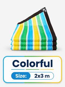 1pc UV Protection Shade Net With Eyelets, 7 Sizes Available, Durable & Tear-Resistant, Easy To Install On Balcony, Patio And Swimming Pool, Provides Excellent Shade, Shelter And Privacy Protection - Multicolor - View 27