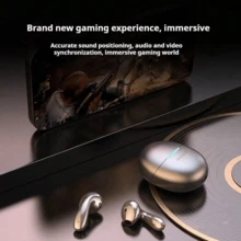 Earphone Nirkabel Lenovo LP48 TWS Original Bluetooth 5.4 Headset Setengah In-Ear Peredam Kebisingan - View 2