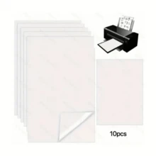 1/5/10 Sheets A4 High Adhesion Water-Soluble Embroidery Stabilizer Paper, High Definition Printable Cross Stitch Transfer Paper, DIY Handmade Sewing Water-Washable Consumables, Free Cut Embroidery Transfer Water-Soluble Paper Craft Accessories - A - View 11