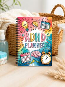 Spiral Bound Cleaning Plan Notebook, Designed For Home Cleaning Planning. Convenient Coil Notebook For Recording Cleaning Tasks And Scheduling Daily Housework, Practical Planning Journal To Help Organized Home Hygiene Management. - Multicolor - View 11