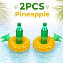 2 Packs Inflatable Floating Drink Holders, Cute Pool Cup Floats For Cans, Bottles, And Cups, Summer Water Party Accessories For The Pool, Beach, Bathtub, Lake, And Outdoor Fun - Multicolor - View 11