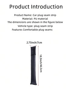 1件裝汽車座椅縫隙密封條，通用內飾配件，座椅邊緣接縫密封條，防漏密封墊 - A - 查看 4