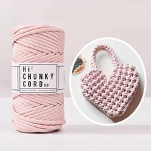 Durable 5mm Polyester Braided Rope, 300g Roll Multi-Color Yarn, Suitable For Handmade Crochet Bags And Phone Lanyards - Multicolor - View 5