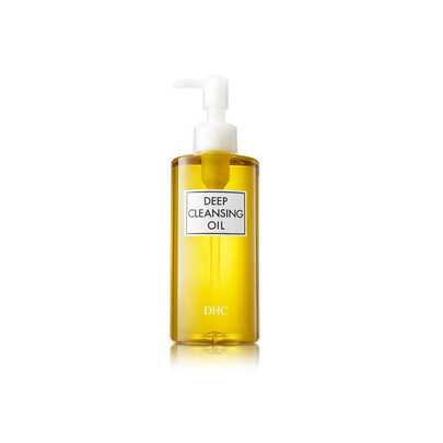 DHC Deep Cleansing Oil 150ml Gentle Olive Oil Makeup Remover For Waterproof Mascara, Eyeliner And Sunscreen, Suitable For Sensitive Skin Pore Cleansing, Dissolve Heavy Makeup, Non Greasy, Daily Facial Cleanser No Dry Tight Feeling, K-Beauty