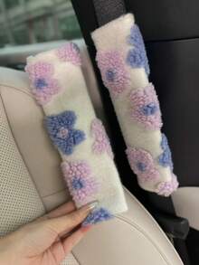Car Interior Seat Accessories, Seat Belt Shoulder Protection Cover, Women's Car Accessories, All Season Universal - Jacquard Shoulder Pads - View 10