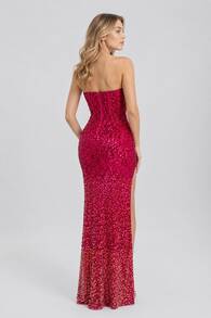 Women Prom Dresses - Hot Pink - View 5