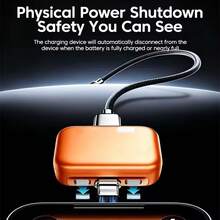 Adaptor Pengisian Daya OLAF Intelligence 140W dengan Fitur Mati Otomatis Saat Terisi Penuh, Pemisah Pengisian Cepat, Cocok untuk Perangkat Tipe-C - MultiWarna - View 6