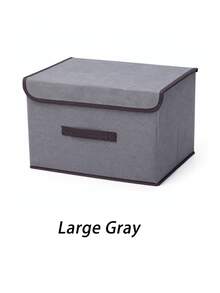 Universal Car Trunk Organizer Box, Foldable Fabric Storage Bin, Non-Woven Large Capacity Clothing Storage Box - A - View 13