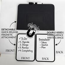 12"X9" Portable Whiteboard With Foldable Stand, A4 Small Whiteboard, Ultra-Smooth Non-Residue Surface, Easy-To-Wipe Dry Erase Board, Suitable For Office, Home, School, Includes 1 Black Marker - A4 - View 2
