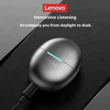 Earphone Nirkabel Lenovo LP48 TWS Original Bluetooth 5.4 Headset Setengah In-Ear Peredam Kebisingan - View 4