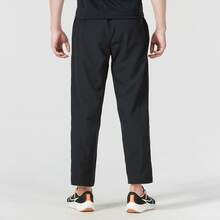 Nike Dri-Fit Logo印花休閒寬鬆速乾舒適針織運動長褲 男款 - 黑色 - 查看 3