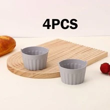 4个/2个/1个/7个装空气炸锅煎蛋模具，硅胶小煎蛋锅，适用于空气炸锅煎蛋，微波炉空气炸锅硅胶煎蛋锅，不粘，可用洗碗机清洗，厨房小工具，烘焙配件 - 彩色 - 查看 16