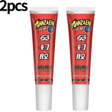 Strong Nail-Free Adhesive, Waterproof High-Strength Bonding Glue For Wall Installation, Suitable For Tiles, Wood, Metal, Bathroom, Kitchen, Super Glue - Enhanced Nail-free Adhesive - View 12