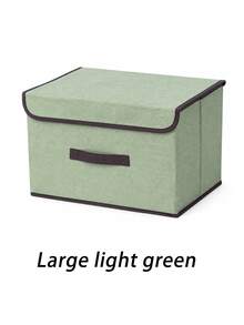 Universal Car Trunk Organizer Box, Foldable Fabric Storage Bin, Non-Woven Large Capacity Clothing Storage Box - A - View 12