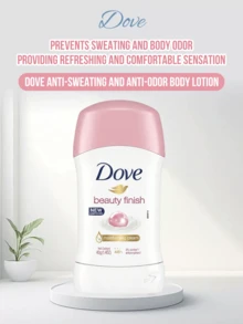 Dove 新鮮玫瑰香氛女性止汗除臭膏，48小時吸汗微鹽配方，持久清新乾爽不黏膩，便攜式，0%酒精，保濕乳霜，腋下護理異味控制，適用日常、夏季、健身房、敏感肌，40g - 清新玫瑰40g - 查看 5