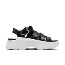 Nike Willow Leather Fitted Buckle Comfortable Beach Sandals For Women - Black - View 6
